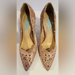 Betsey Johnson Elsa Crystal Pumps